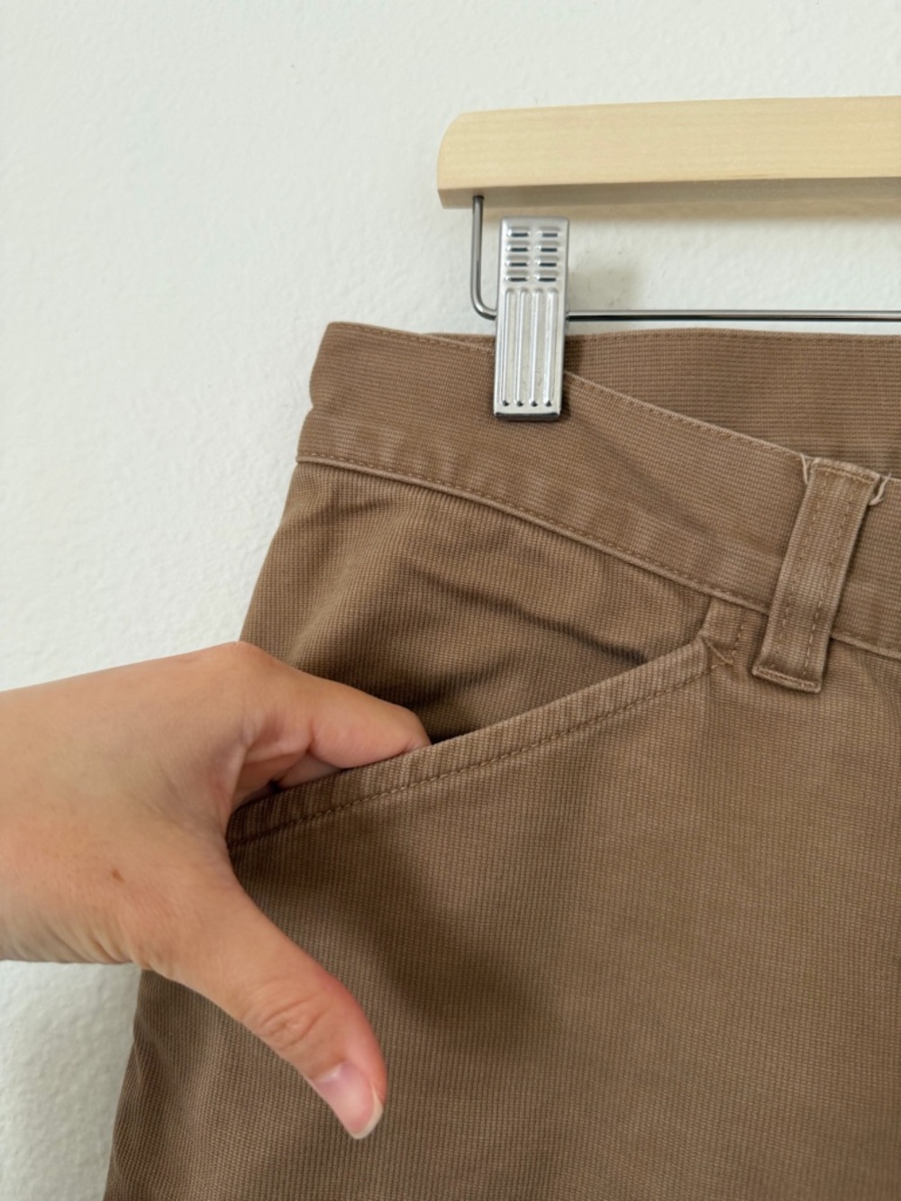 Taylor Stitch Camp Pants Tan Brown Mens Size 33 Neutral Spring Casual Minimalist - Picture 3 of 10